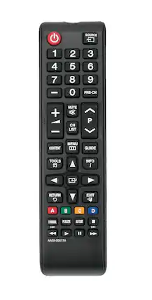 SOURCE 1 2 3 4 5 6 7 8 9 0 PRE-CH + MUTE CH LIST P CONTENT MENU GUIDE TOOLS INFO RETURN EXIT A B C D E-MANUAL P.SIZE AD/SUBT. AA59-00617A