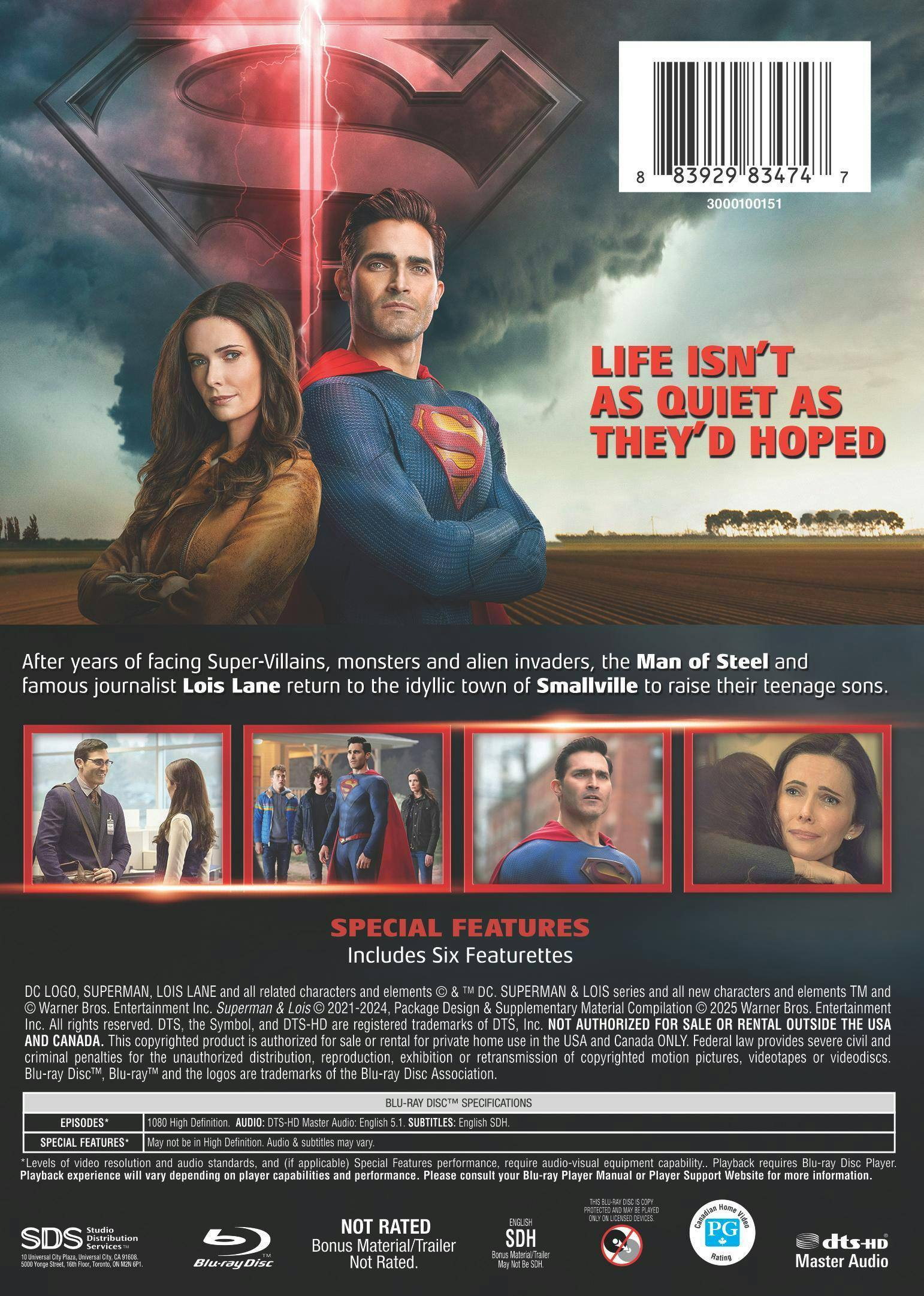 Back. Superman & Lois The Complete Series [Blu-ray].