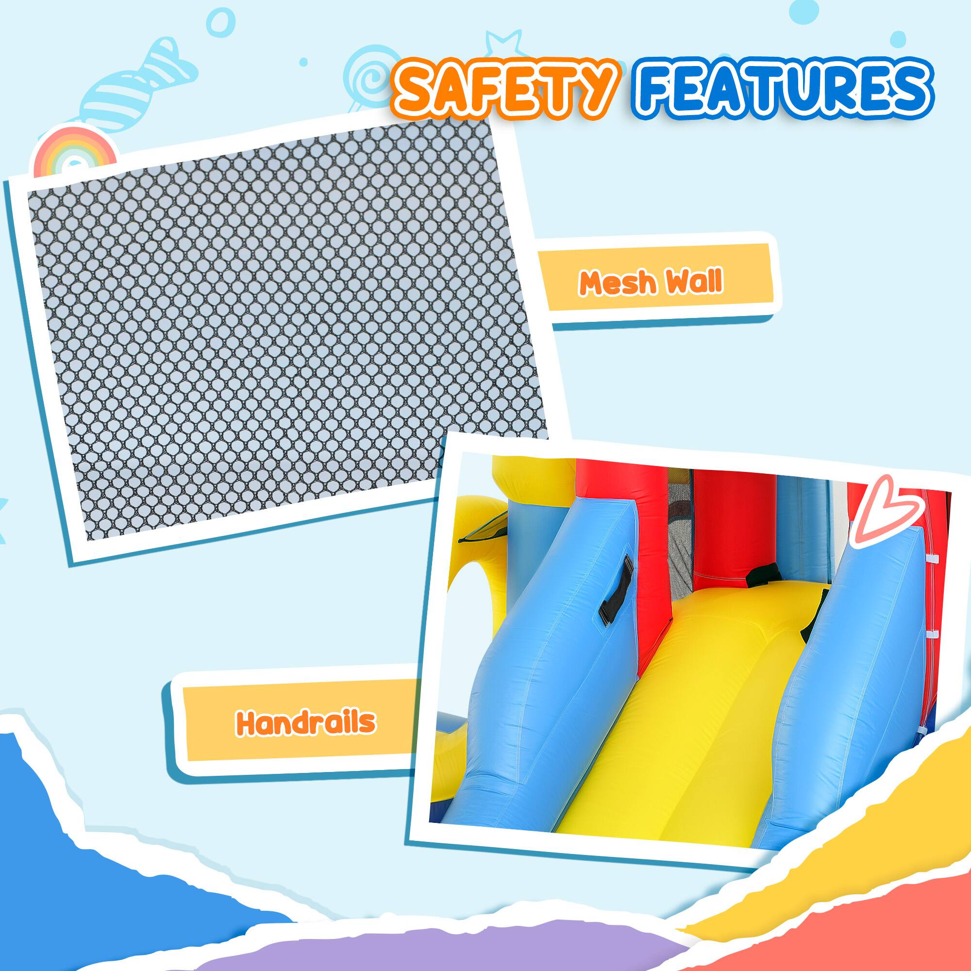 SAFETY FEATURES

Mesh Wall

Handrails