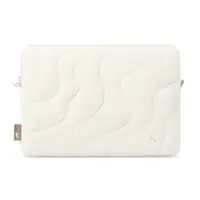 tomtoc - Terra-A27 Puff Recycled Laptop Sleeve for 15-inch MacBook Air M4/A3241 2025, M3/A3114 2024, M2/A2941, Quilted Design - Snowberg - Front_Zoom