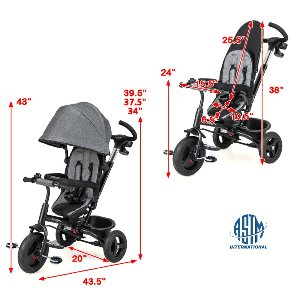 A 25.5" 43" 39.5" 37.5" 34" 24" 15.5" 6.5" 10.5" 38" bobyjoy LM INTERNATIONAL 20" 43.5"