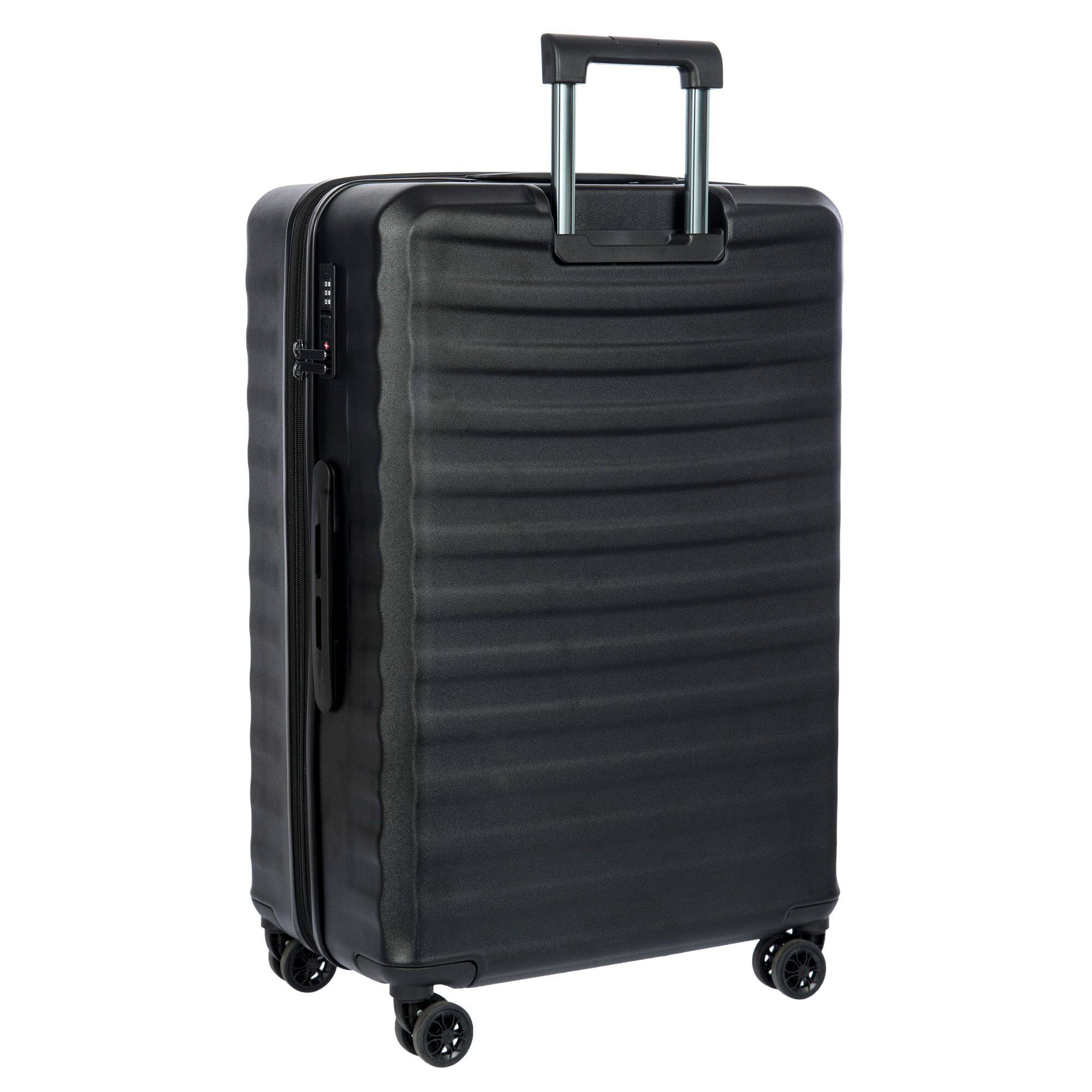 Left. Bric's - Nausicaa Hardside Expandable 30" Large Checked Spinner Luggage - Black.