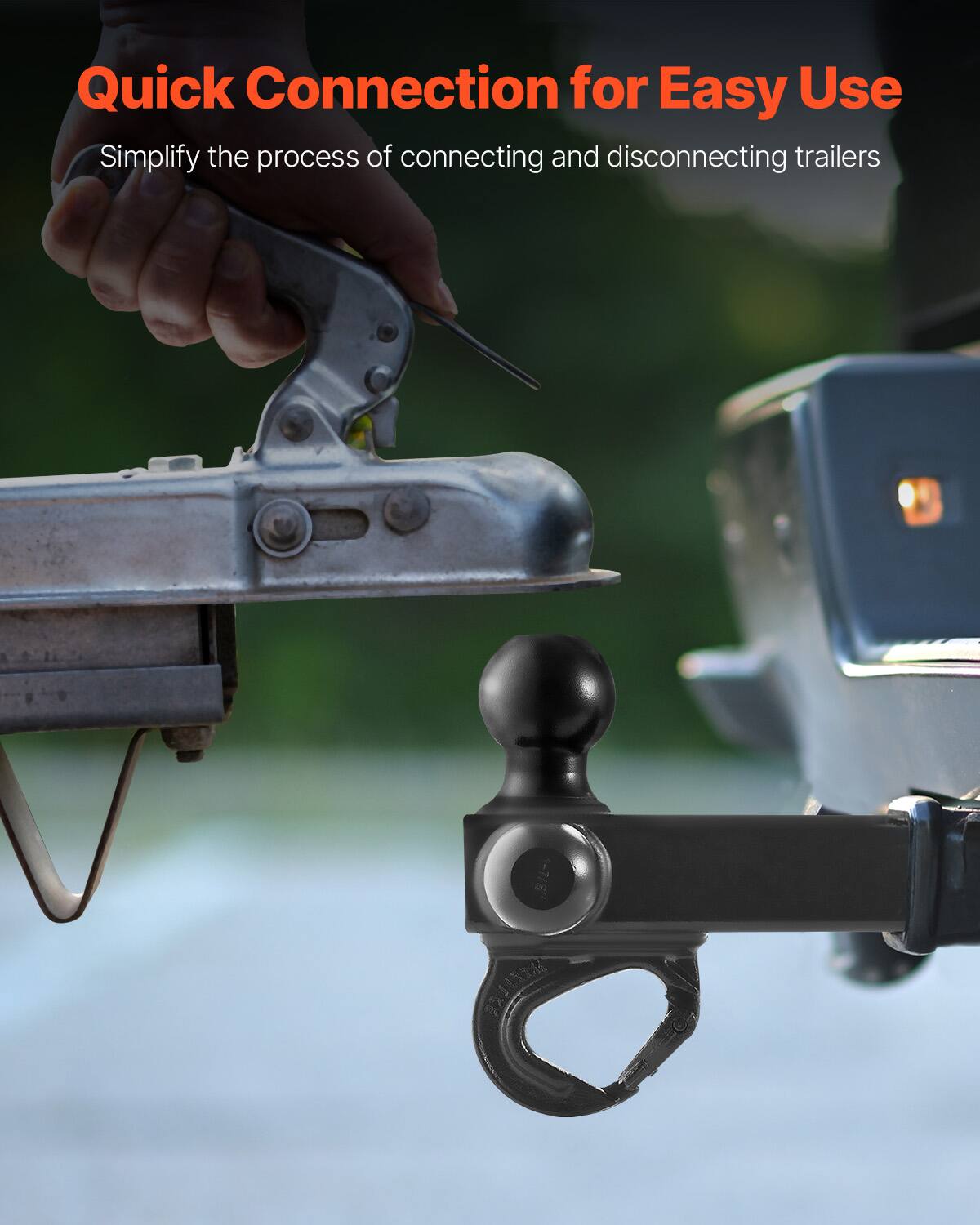 Quick Connection for Easy Use  
Simplify the process of connecting and disconnecting trailers