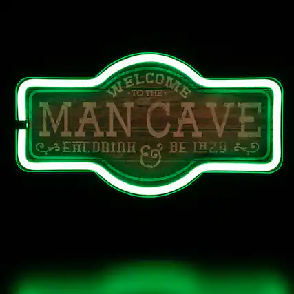 WELCOME TO THE MAN CAVE
EAT DRINK BE LAZY