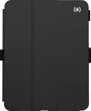 Front. Speck - Speck Balance Folio - Apple iPad 10 Gen (2022)Black - Black.