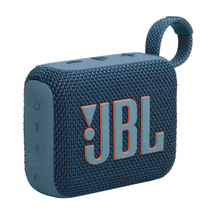 Front. JBL - Go 4 Portable Bluetooth Speaker - 2024 - Blue.