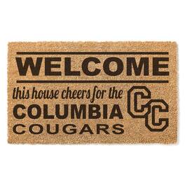 Jardine - Columbia College of Missouri Cougars 18" x 30" Welcome Doormat - Brown