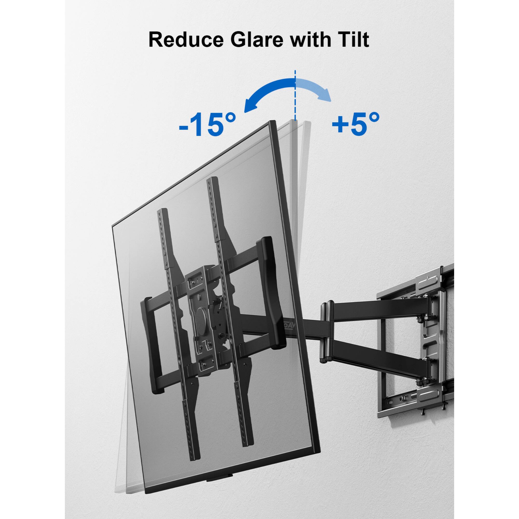 Reduce Glare with Tilt -15 +5