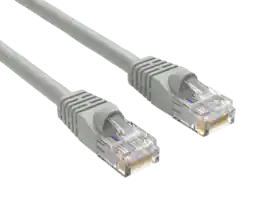 Cable Leader - 3ft Cat6 UTP Ethernet Network Patch Cable Snagless 24AWG Bare Copper - Gray