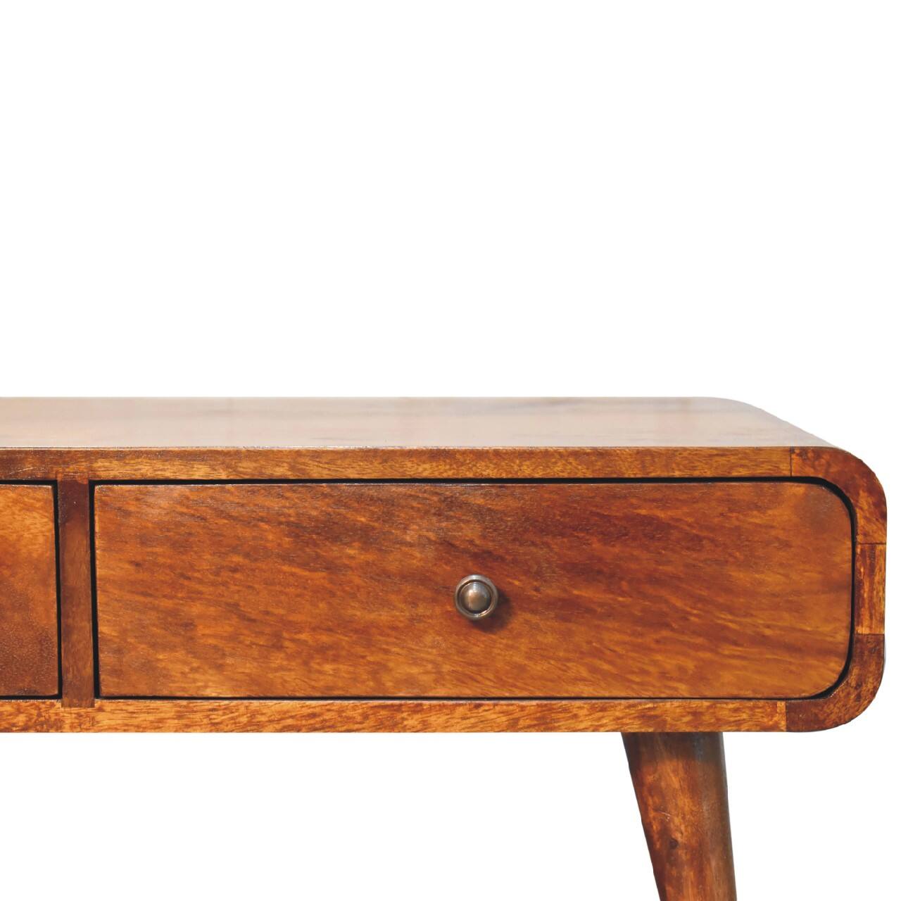 Back. Artisan Furniture - Artisan Furniture Solid Wood Sonata Chestnut Coffee Table - Brown.