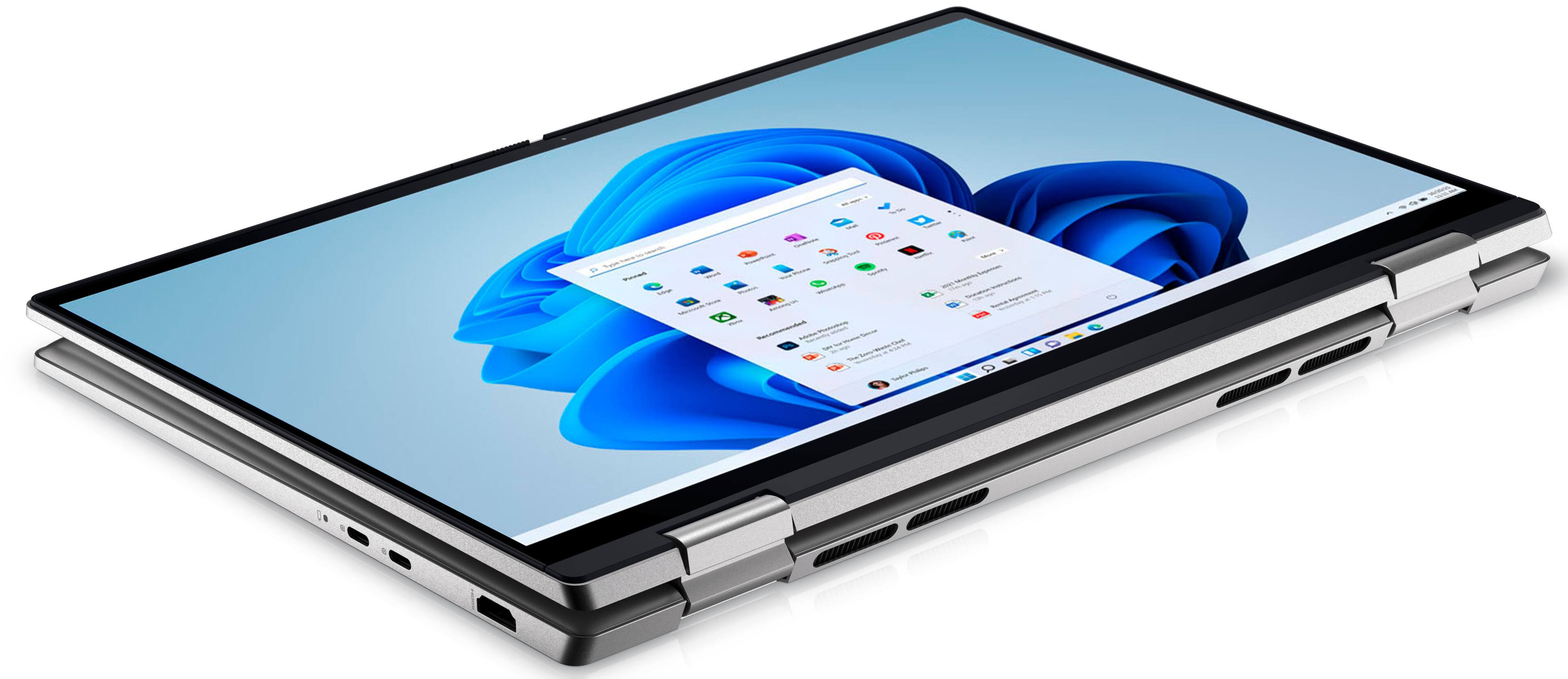 Alt View 5. Dell - Inspiron i7420 Inspiron i7420 2-in-1 Laptop 14.0 WUXGA Display (i7-1255U, 16GB, 512GB SSD, Win 11 Home) - Platinum Silver.