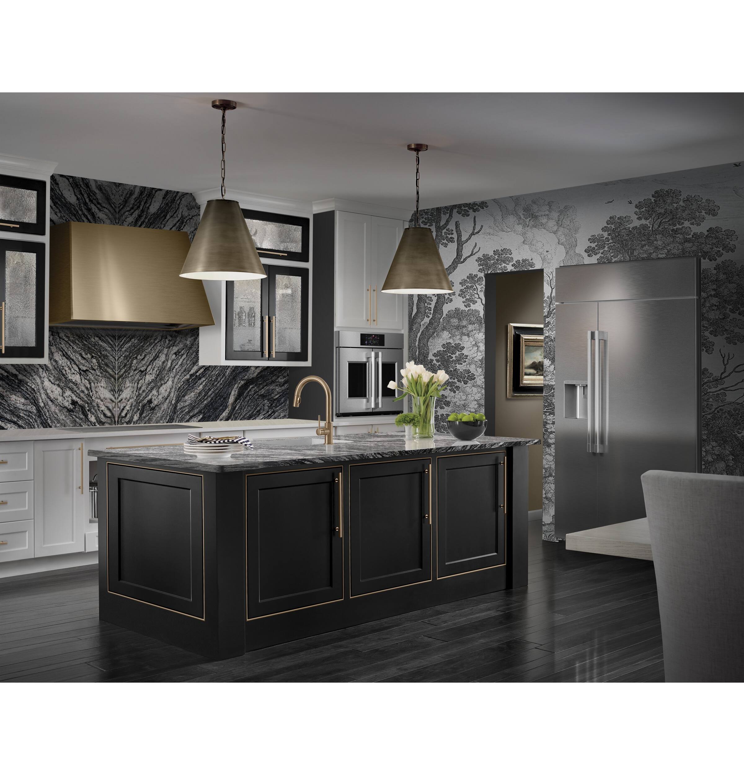 Alt View 11. Monogram - 28.8 Cu. Ft. Side-by-Side Built-In Smart Refrigerator with Dispenser - Stainless steel.