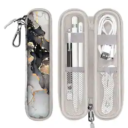 Kitcheniva - Soft Neoprene Pencil Holder Case Carry Pouch For Apple Pencil - Cloudy Marble