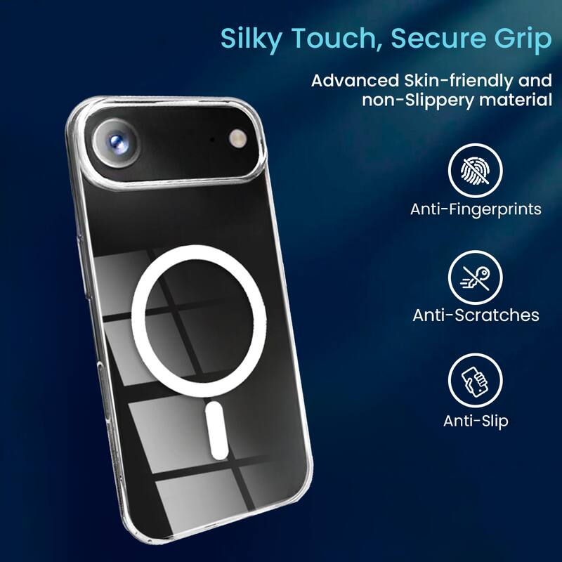Silky Touch, Secure Grip

Advanced Skin-friendly and non-Slippery material

Anti-Fingerprints

Anti-Scratches

Anti-Slip