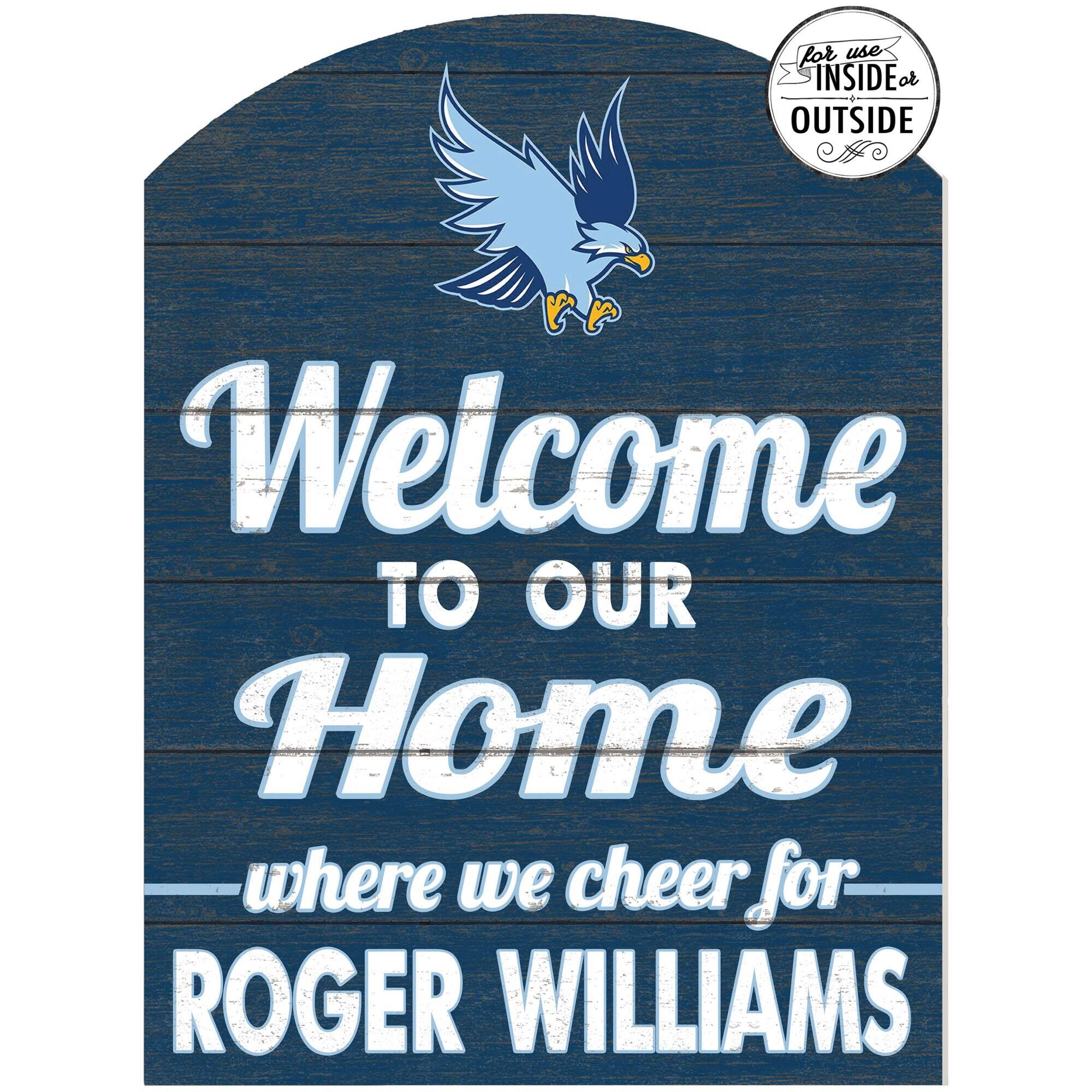 RWU Hawks 16'' x 22'' Indoor/Outdoor Marquee Sign