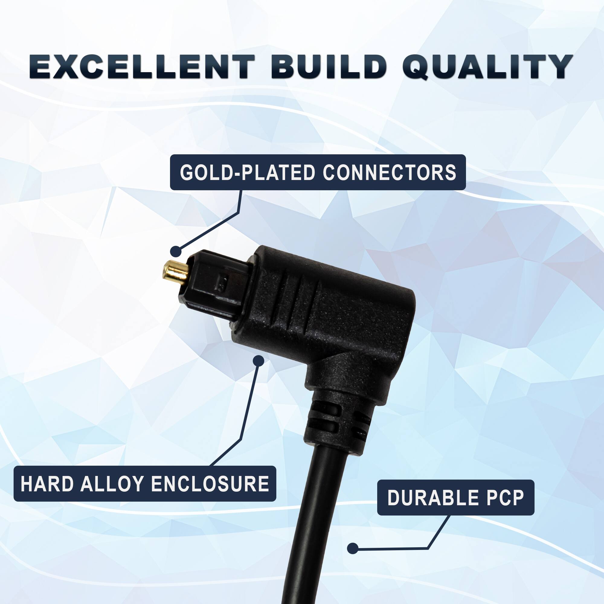 EXCELLENT BUILD QUALITY

- GOLD-PLATED CONNECTORS
- HARD ALLOY ENCLOSURE
- DURABLE PCP