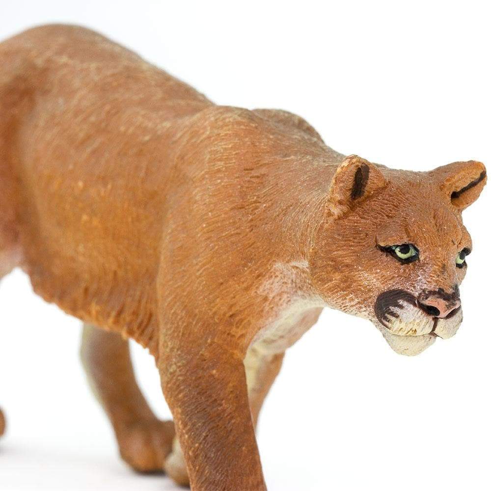Angle. Safari Ltd. - Mountain Lion Toy Figurine.