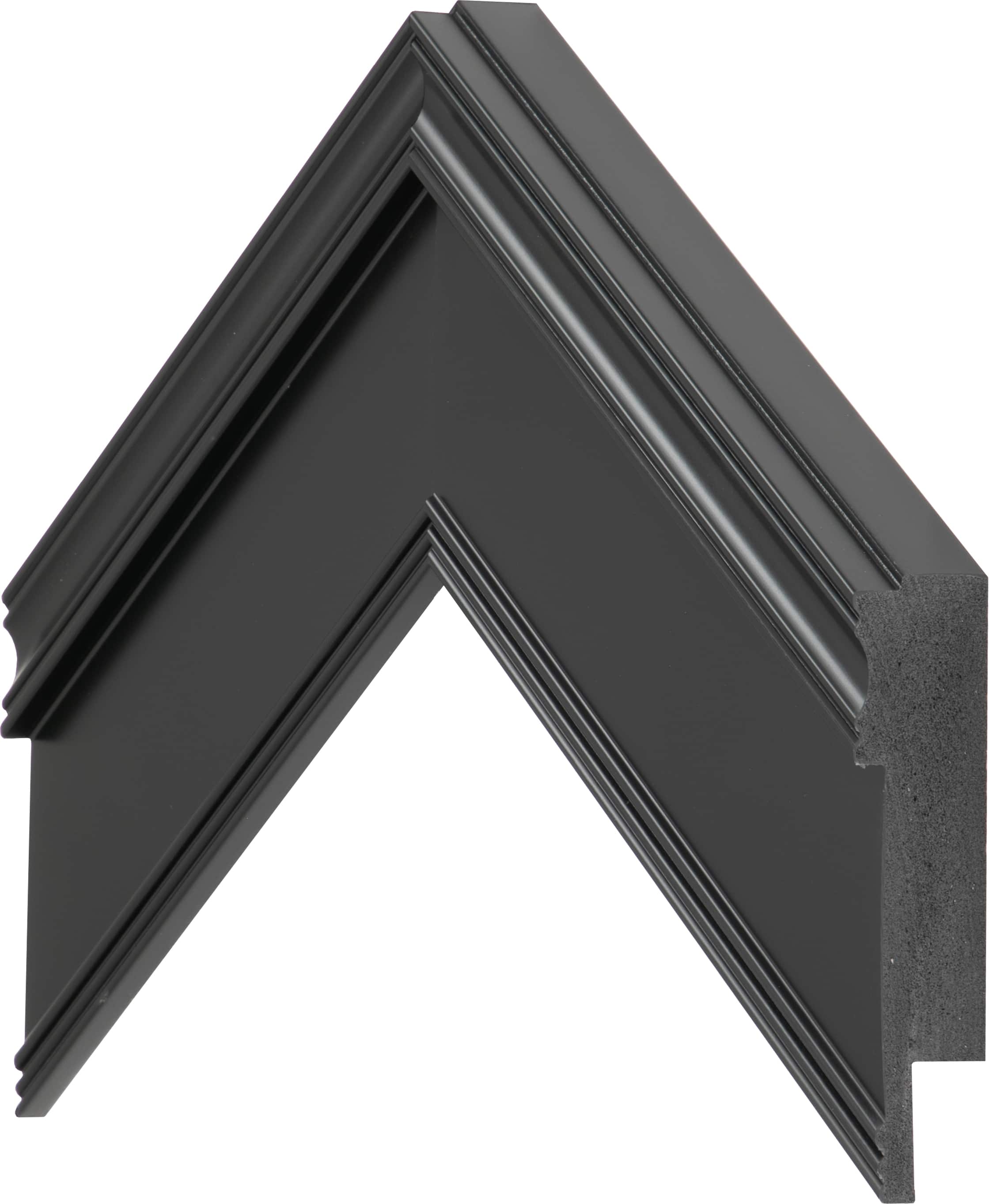 Alt View 14. Deco TV Frames - Premiere Bezel for Samsung the Frame TV - 43" - Black.