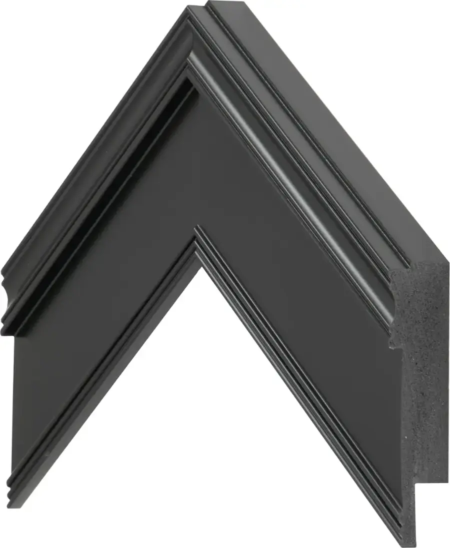 Alt View 14. Deco TV Frames - Premiere Bezel for Samsung the Frame TV - 65" - Black.