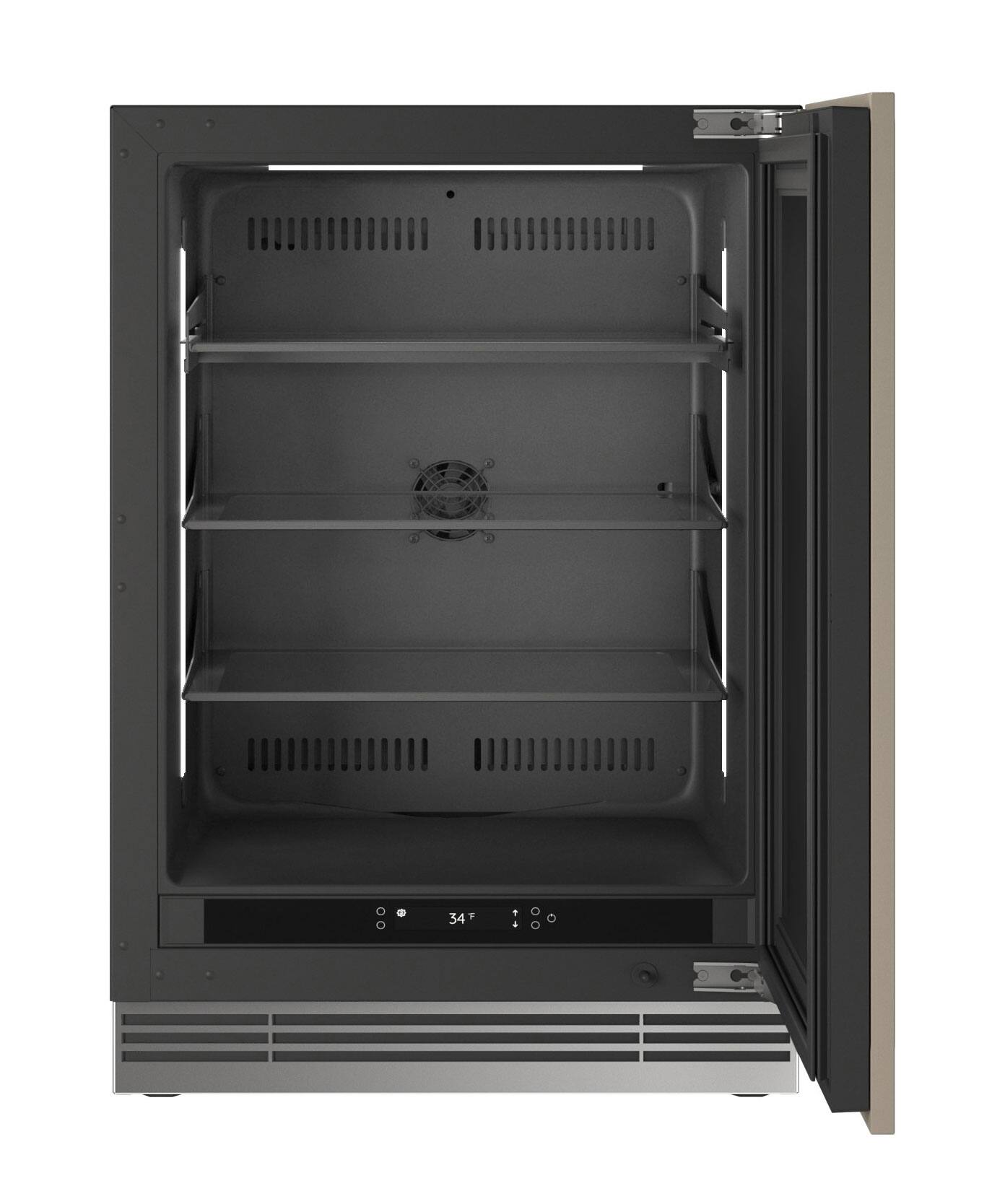 Alt View 1. U-Line - U-Line 24"W. 5.1 Cu.Ft. Built-In Panel Ready Compact Refrigerator - Panel Ready.
