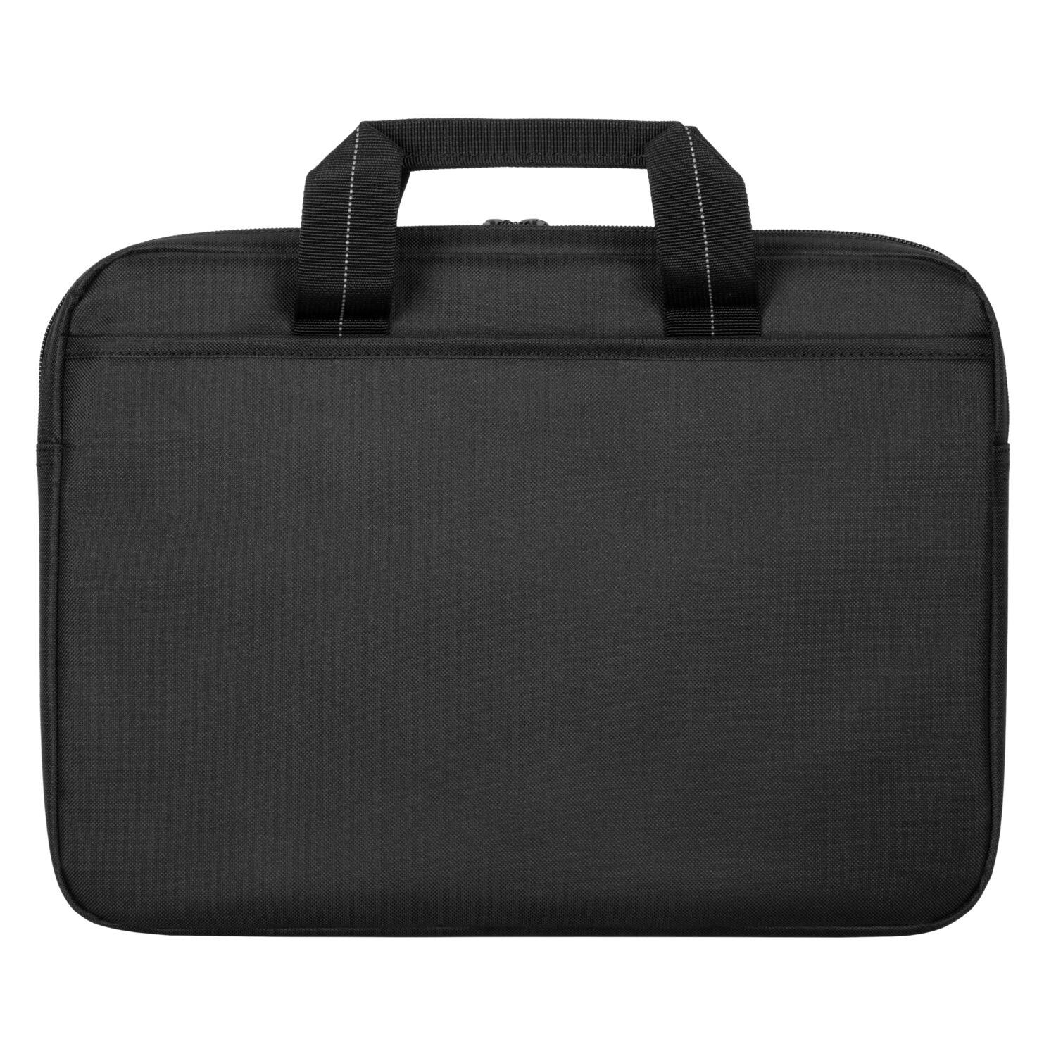 Back. Targus - 15.6" Slipskin Sleeve with Handles - Black.