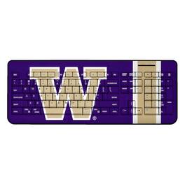 Keyscaper - Washington Huskies Wireless USB Keyboard - Multicolor