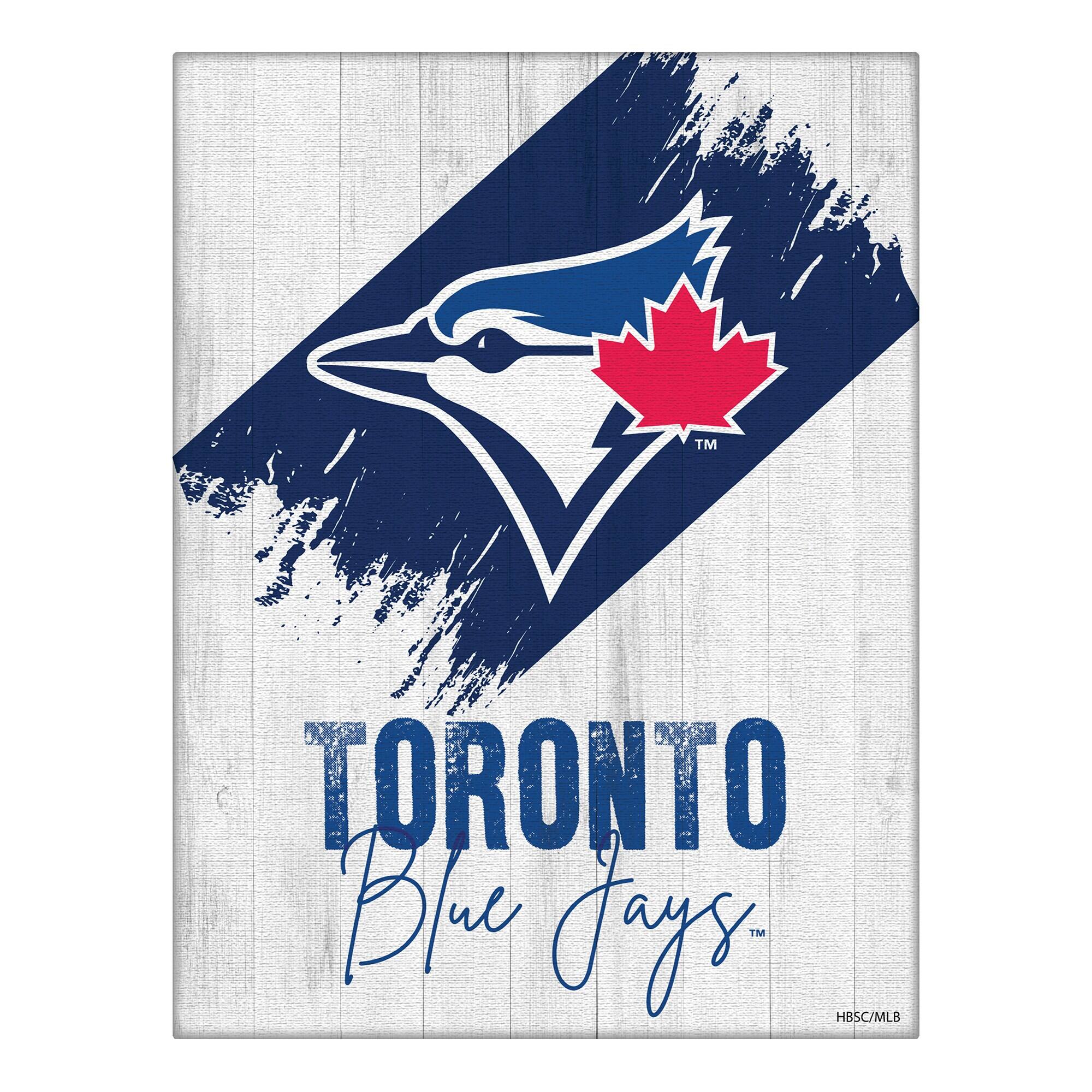 Toronto Blue Jays 24" x 32" Team Canvas Wall Art
