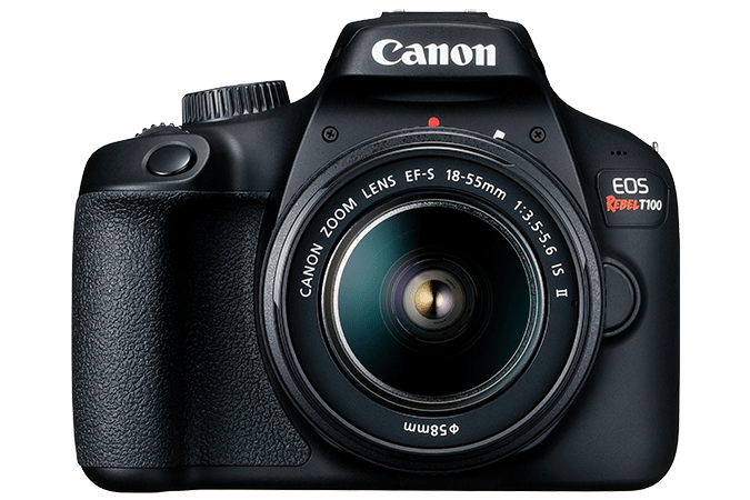 Canon EF-S 18-55mm LENS ZOOM 1:3.5-5.6 CANON IS II ... EOS REBEL T100 58mm