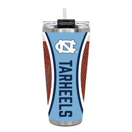 Great American Products - North Carolina Tar Heels 32oz. Big Slim Game Ball Travel Tumbler - Brown