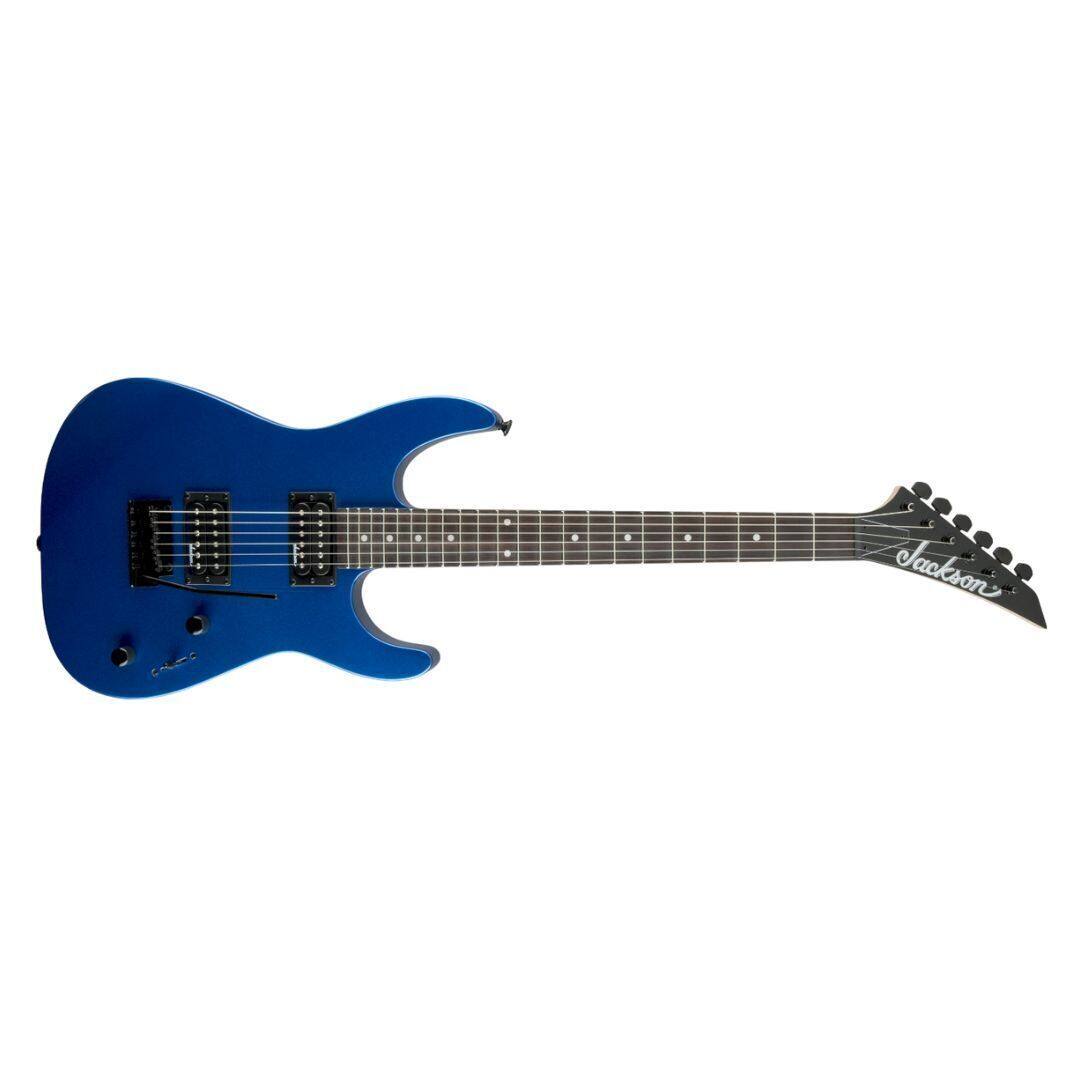 Back. Jackson - Jackson JS Series Dinky JS11, Metallic Blue Electric Guitar.