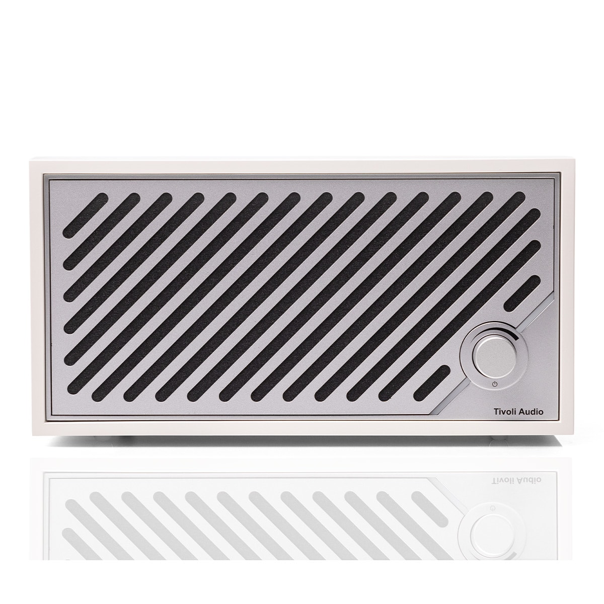 Tivoli Audio - Model Two Digital Bluetooth Speaker with Built-In Airplay2, Chromecast, and Wi-Fi (/Silver) - White