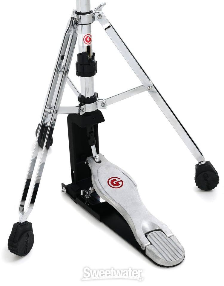 Back. Gibraltar Hardware - Moveable Leg Hi Hat Stand, with Direct Pull Drive System, and Five Step Tension Adjustment.