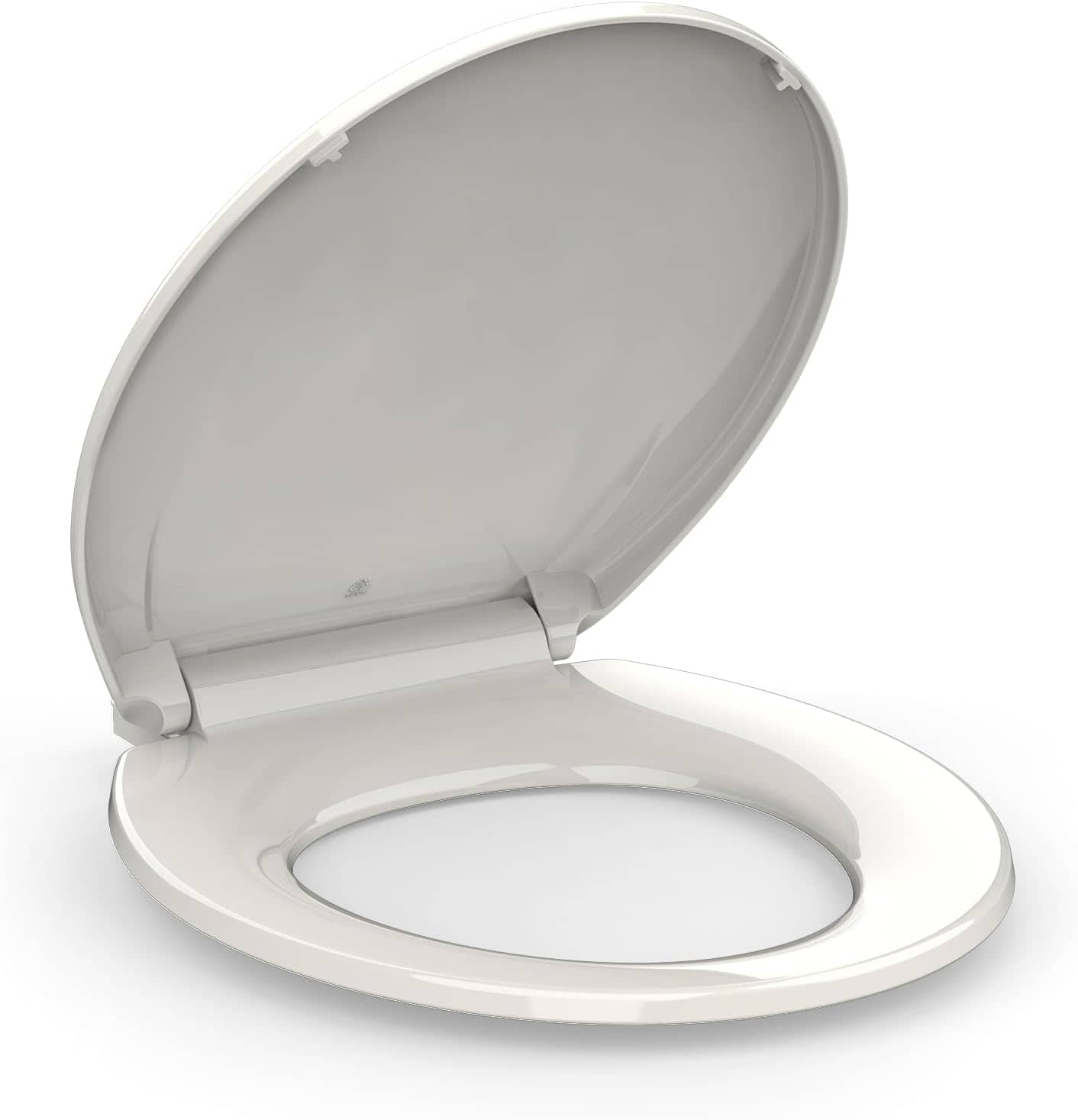 Jojoka - Toilet Seat Elongated Toilet Seat with Slow Close Easy Clean Easy Installation - Off-white