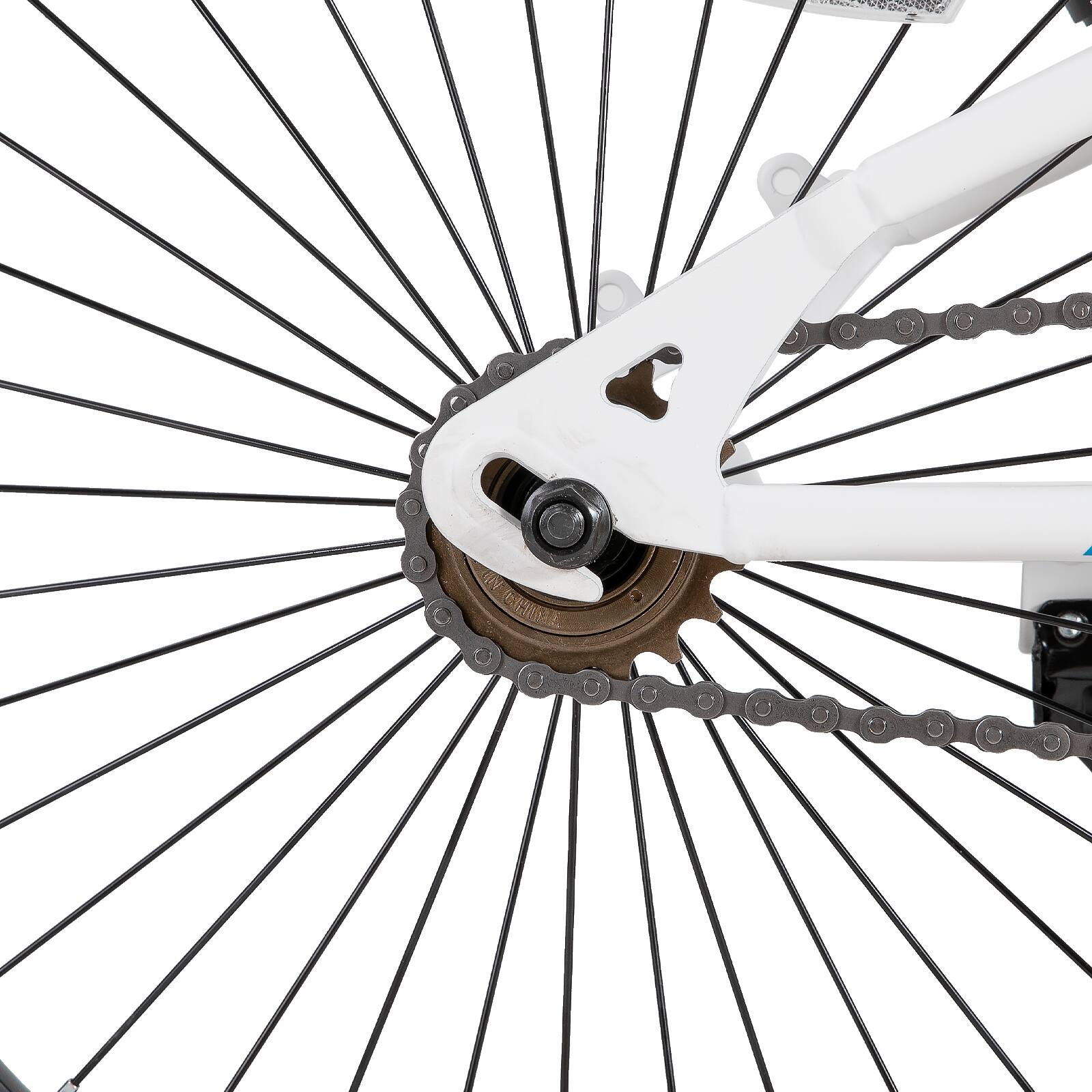 Alt View 4. JOYSTAR - JOYSTAR Lubbock 20 Inch Kids Bike with 1-Speed, Hardtail Mountain Bike for Kids Ages 6-10 MTB for Boys Girls, White - White.