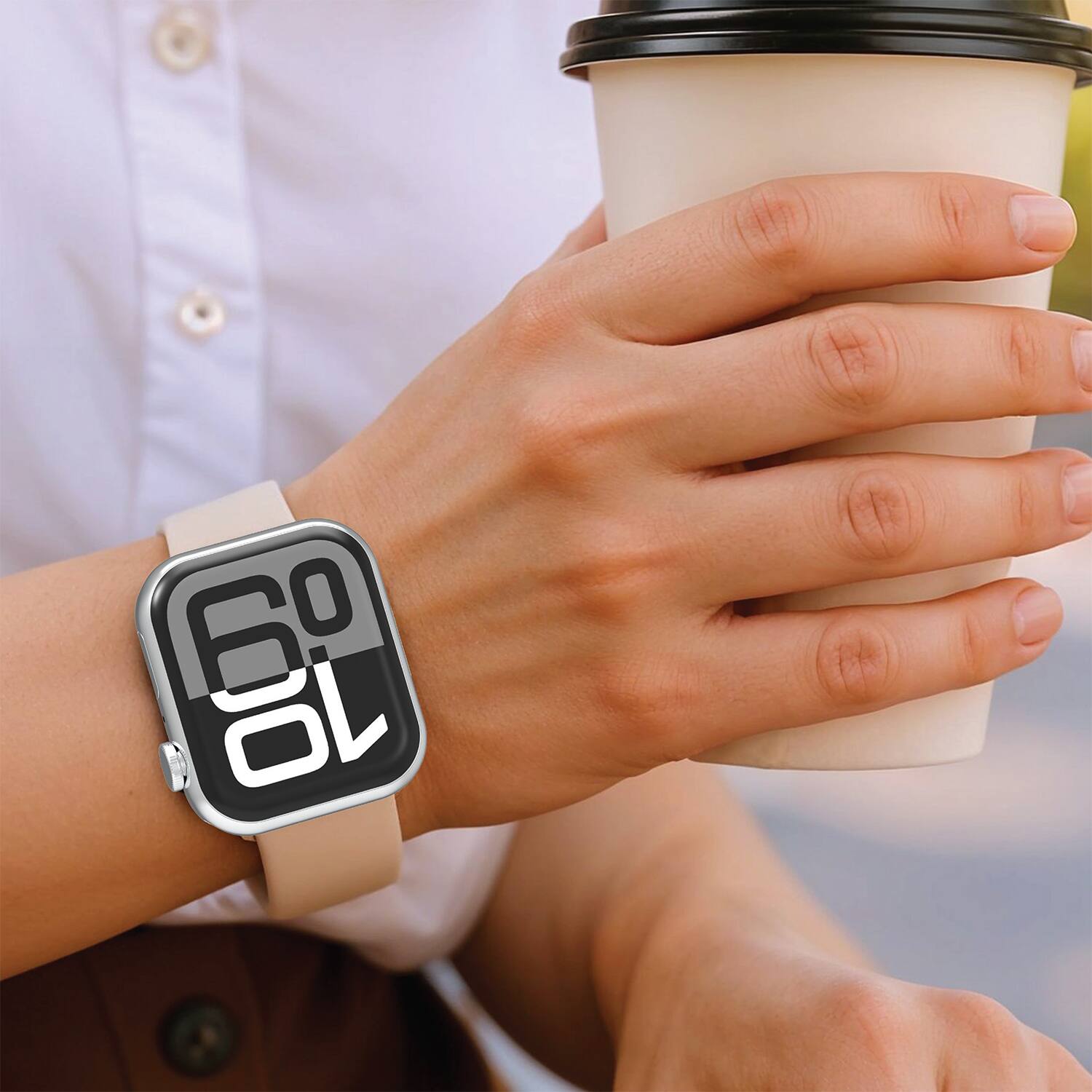 Alt View 1. Vena - 3 Pack For Apple Watch Band Series 10 42mm, Apple Watch Band Series 7 41mm Band Series 8 Series 9 - Multi.