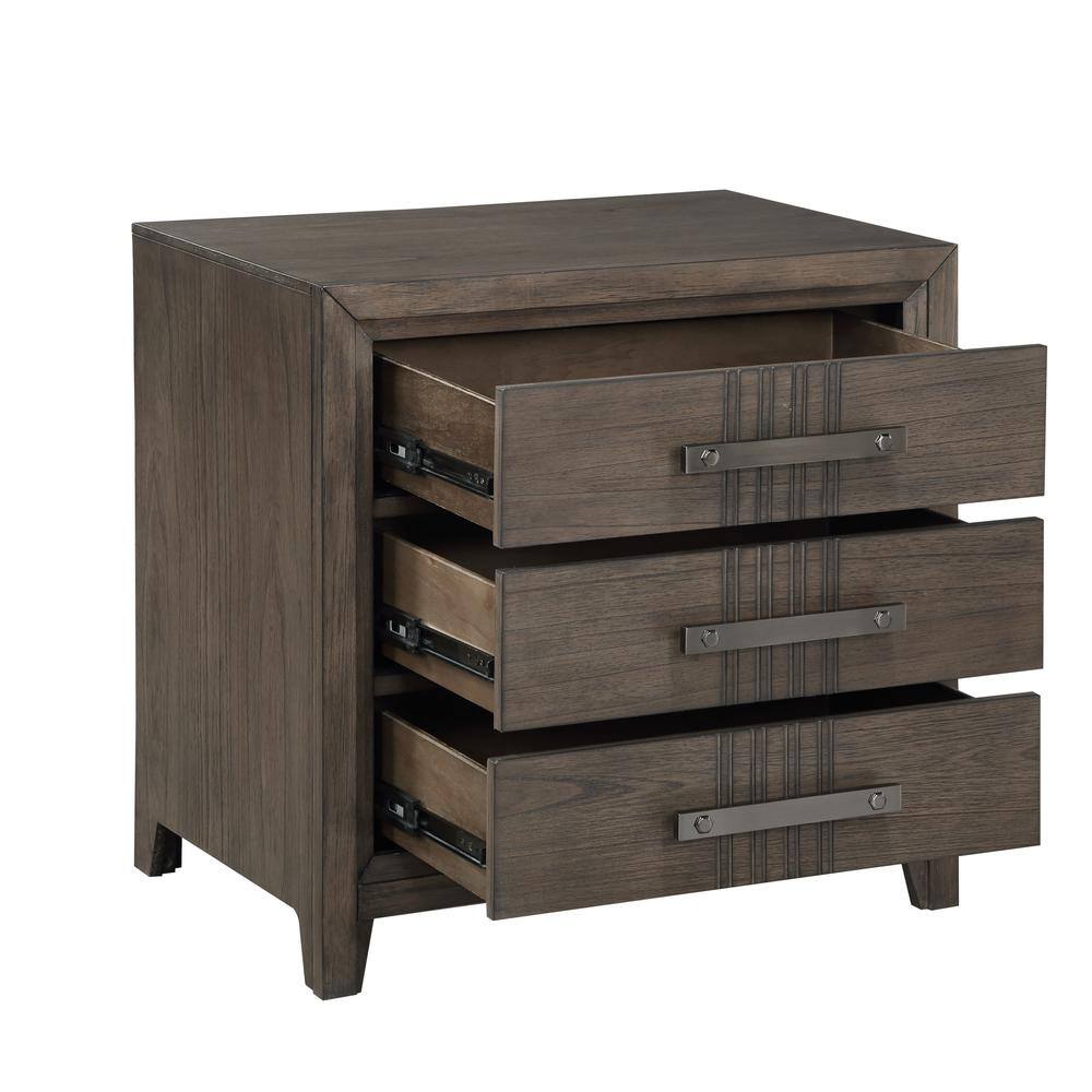 Back. New Classic Furniture - Landon Nightstand-Walnut - Walnut.