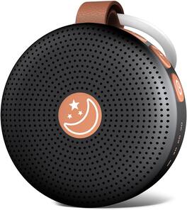 FINEAK - Battery Mini White Noise Machine 30 Soothing Sounds for Kids Adults - Black