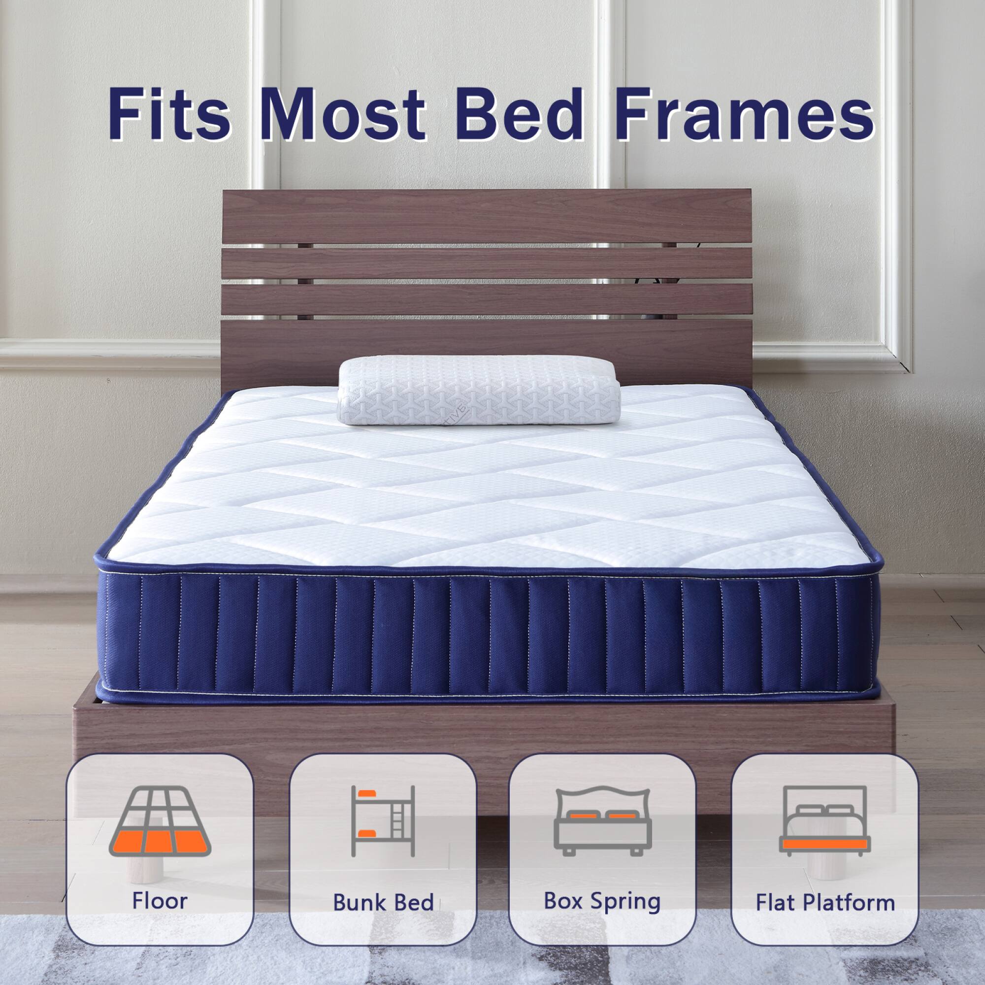 Fits Most Bed Frames

- Floor
- Bunk Bed
- Box Spring
- Flat Platform