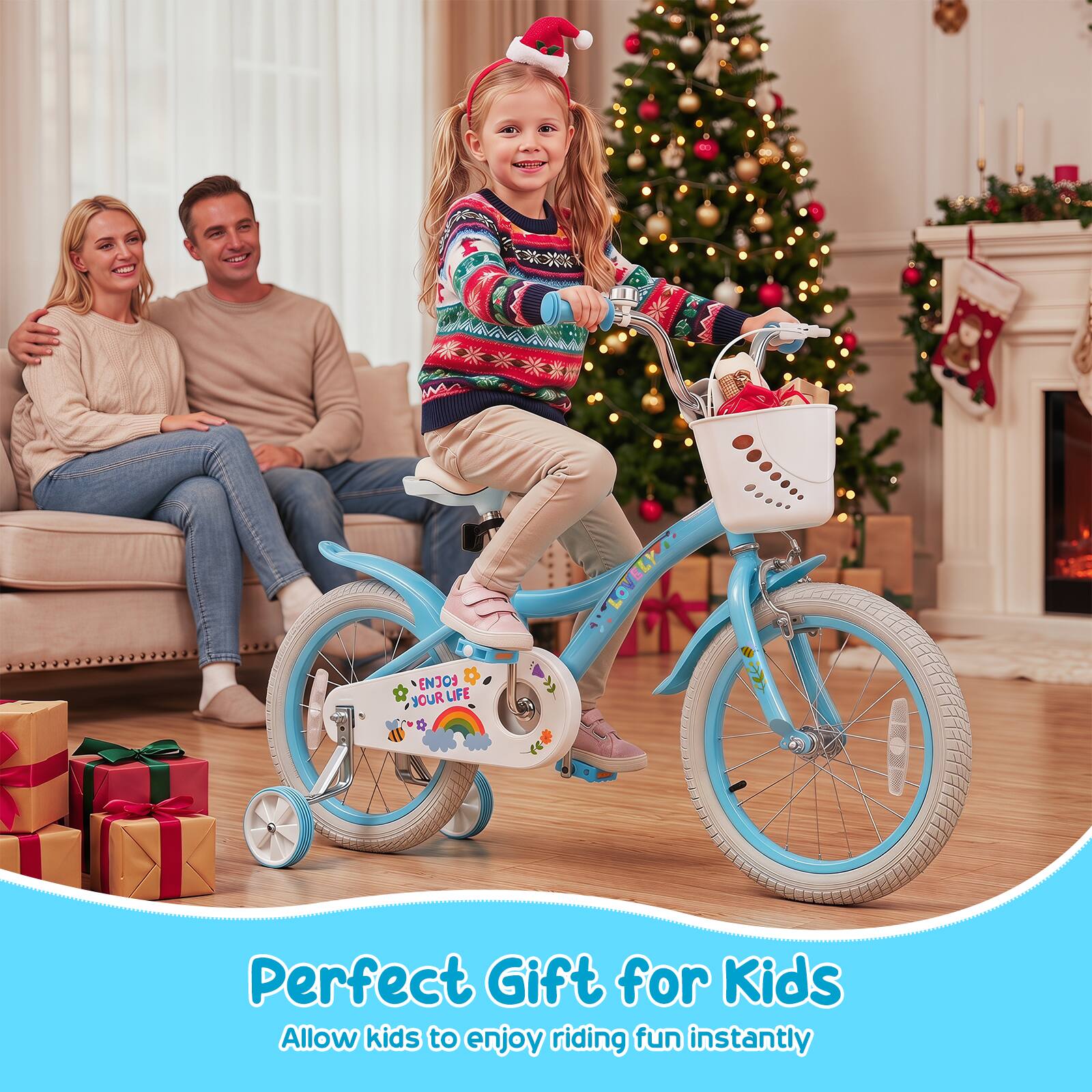 ENJOY YOUR LIFE  
Perfect Gift for Kids  
Allow kids to enjoy riding fun instantly