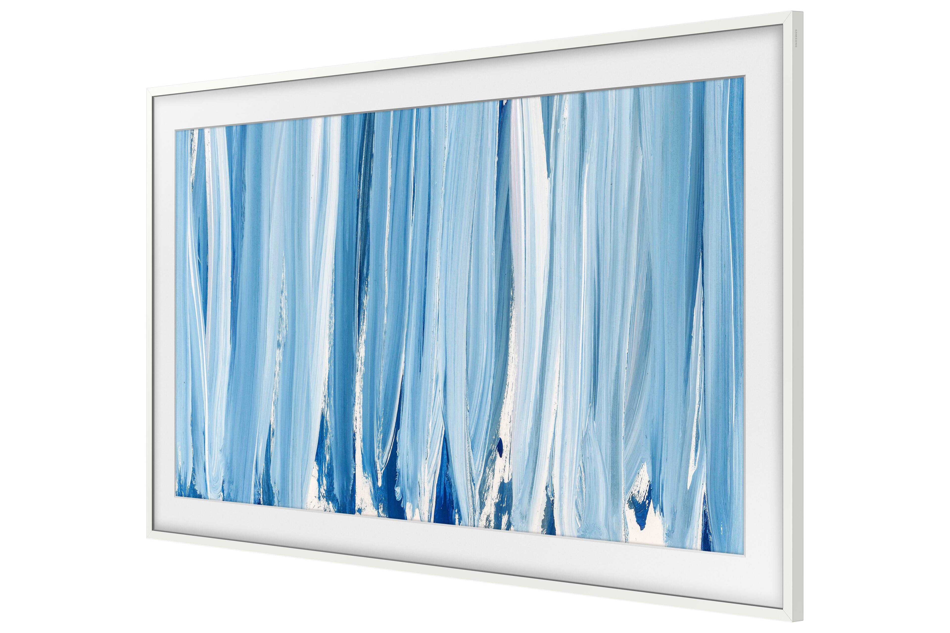 Alt View 11. Samsung - 65" The Frame Customizable Bezel - Modern White - White.