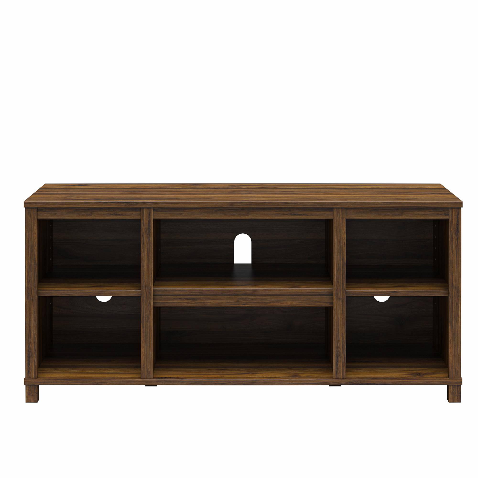 Angle. APRILSOUL - Parsons TV Stand for TVs up to 50 Inch - Walnut.