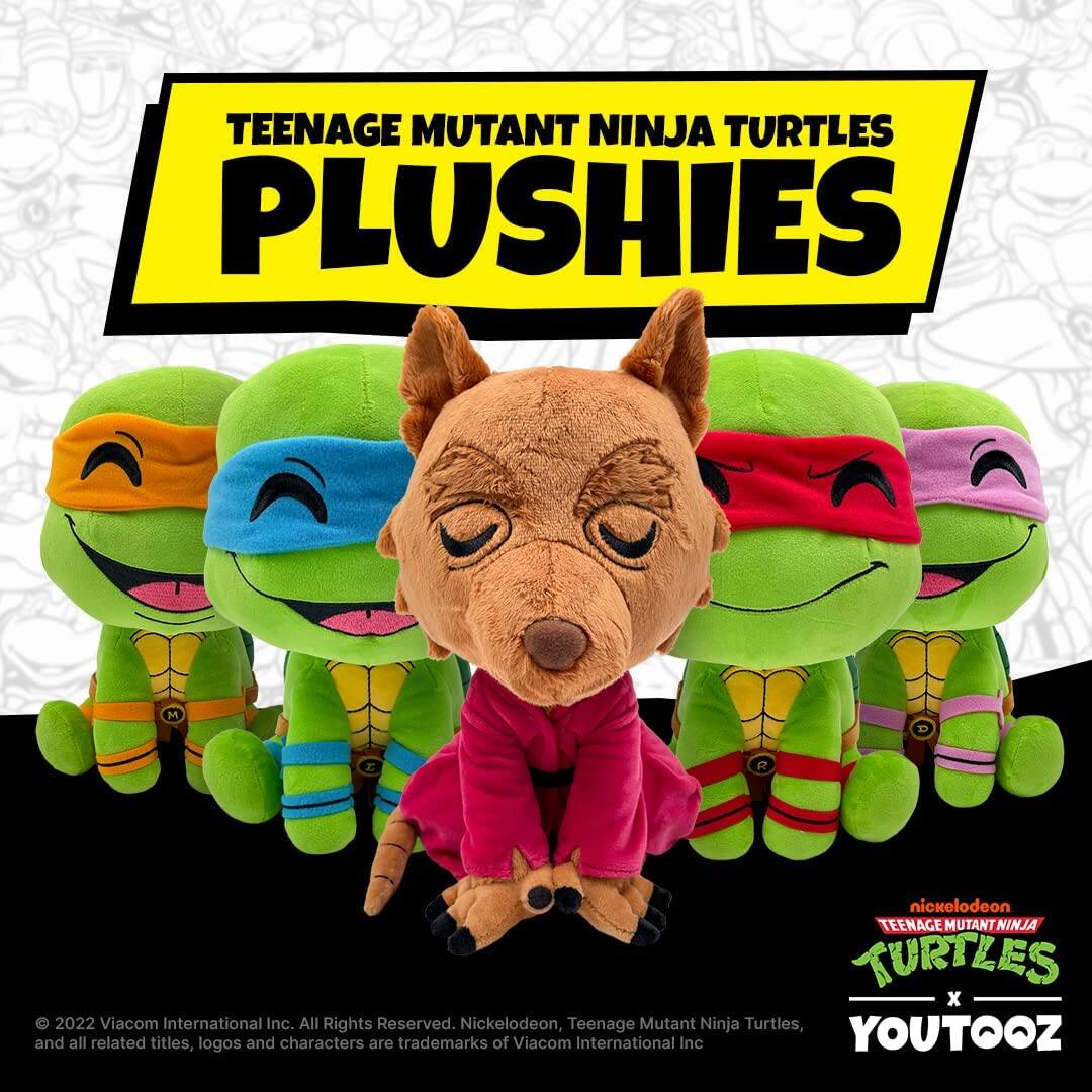 TEENAGE MUTANT NINJA TURTLES PLUSHIES

© 2022 Viacom International Inc. All Rights Reserved. Nickelodeon, Teenage Mutant Ninja Turtles, and all related titles, logos and characters are trademarks of Viacom International Inc.

nickelodeon TEENAGE MUTANT NINJA TURTLES x YOUTOOZ