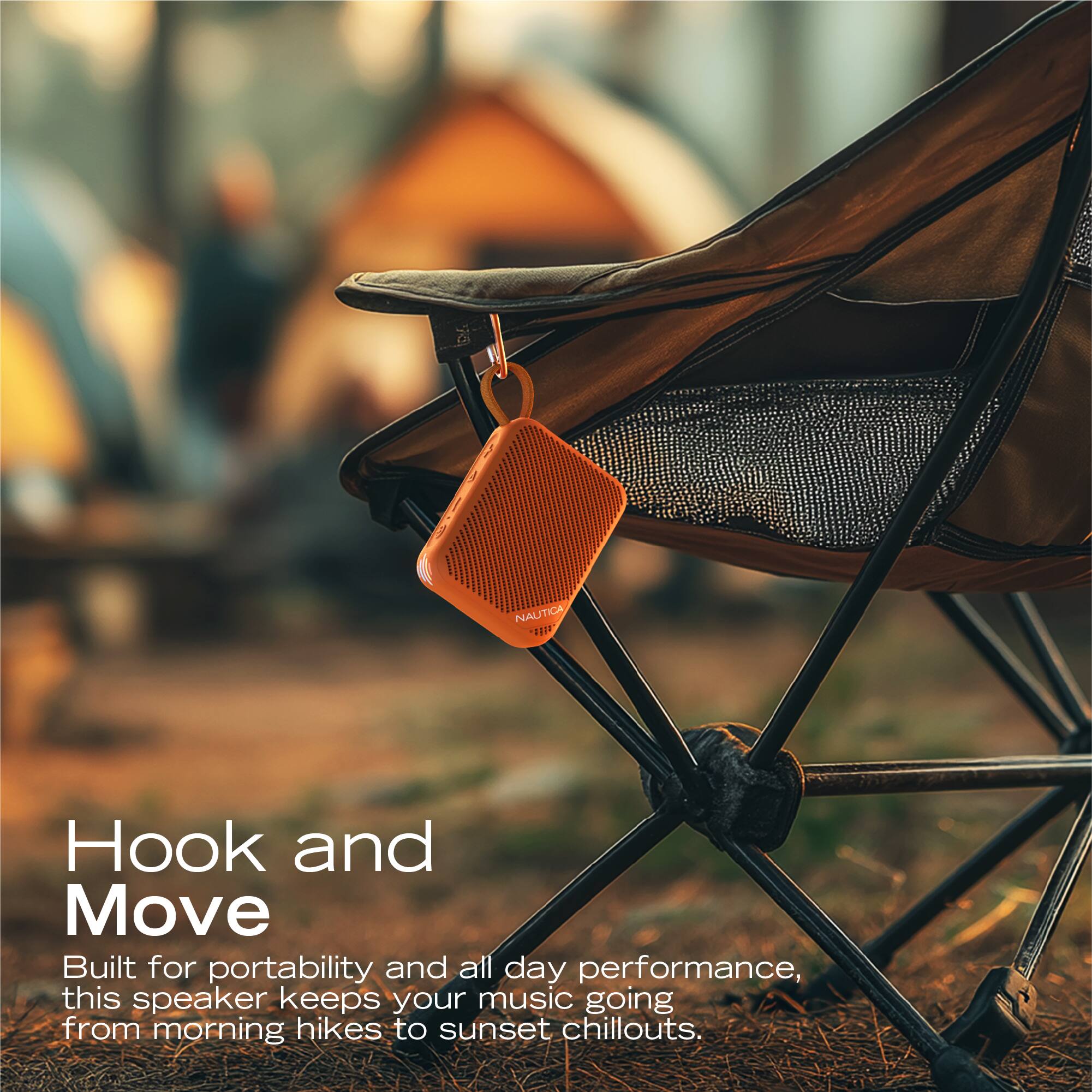 Hook and Move

Built for portability and all day performance, this speaker keeps your music going from morning hikes to sunset chillouts.