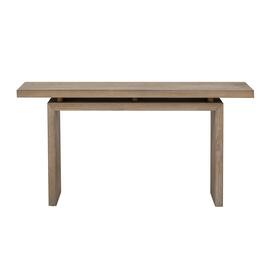 Boyel Living - Modern Uniquely Designed Ash Wood Console Table - Brown