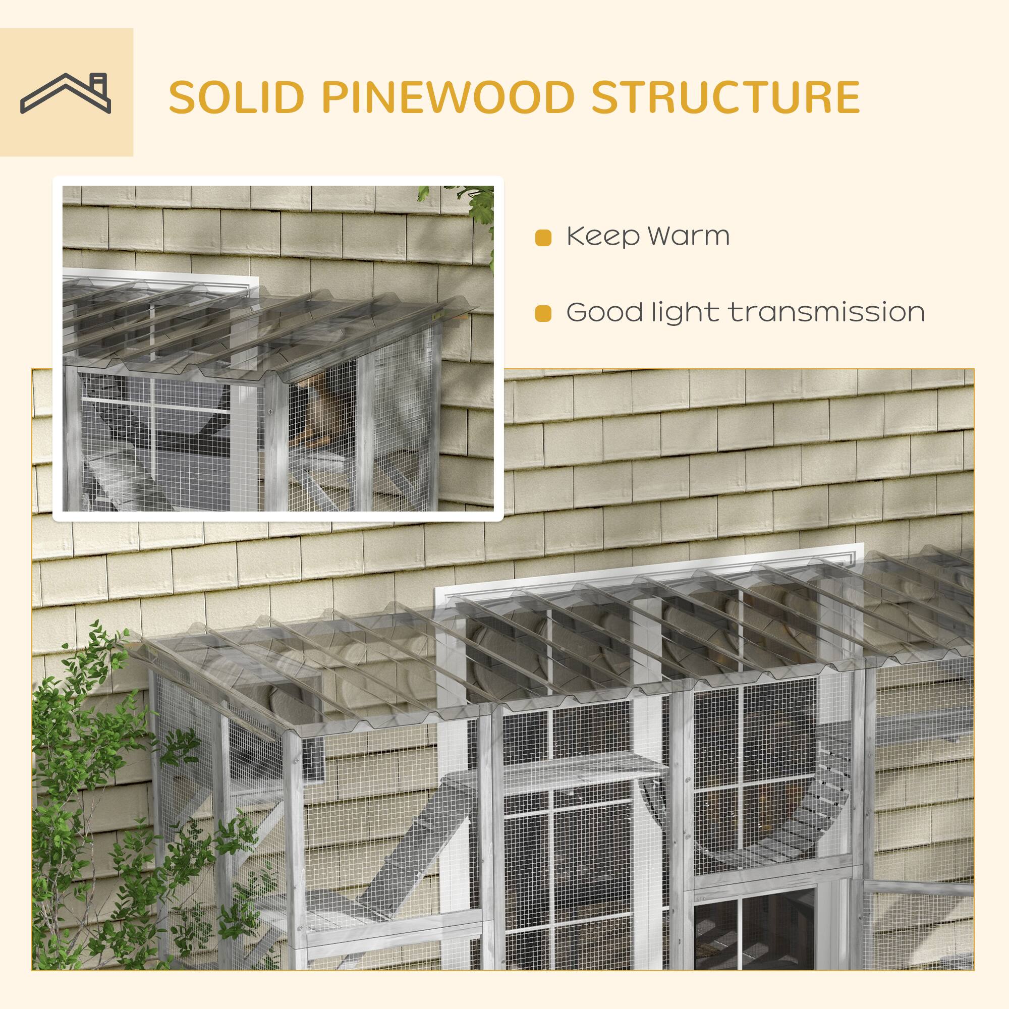 SOLID PINEWOOD STRUCTURE

- Keep Warm
- Good light transmission