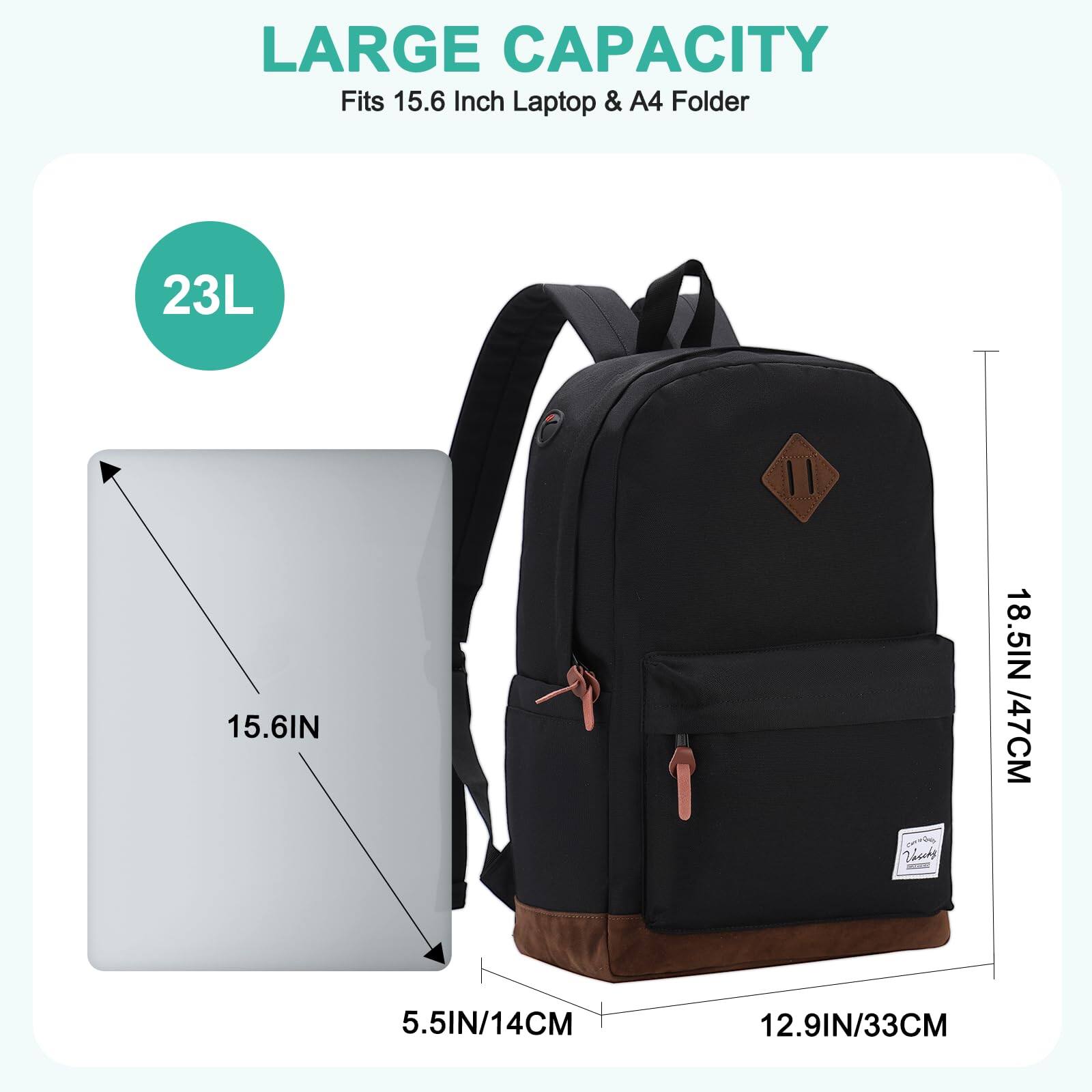 Pacoar Cade Backpack For Men Women Classic Water resistant Lightweight ...