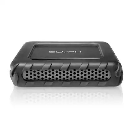 Front. Glyph - Glyph Blackbox Plus 2TB 5400RPM Bus-Powered USB-C (3.1,Gen2) External Hard Drive - Black.