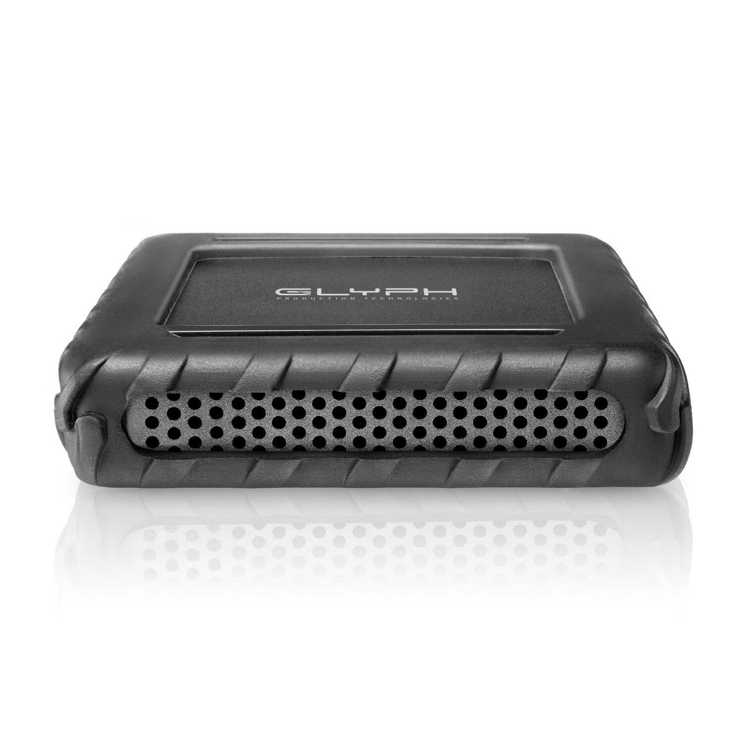 Glyph - Blackbox Plus 2TB 5400RPM Bus-Powered USB-C (3.1,Gen2) External Hard Drive - Black