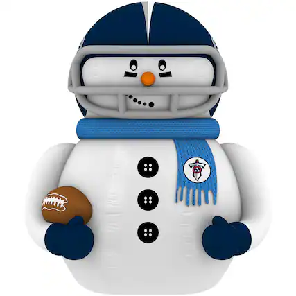 Front. Sporticulture - Tennessee Titans Inflatable Snowman Player - Blue.