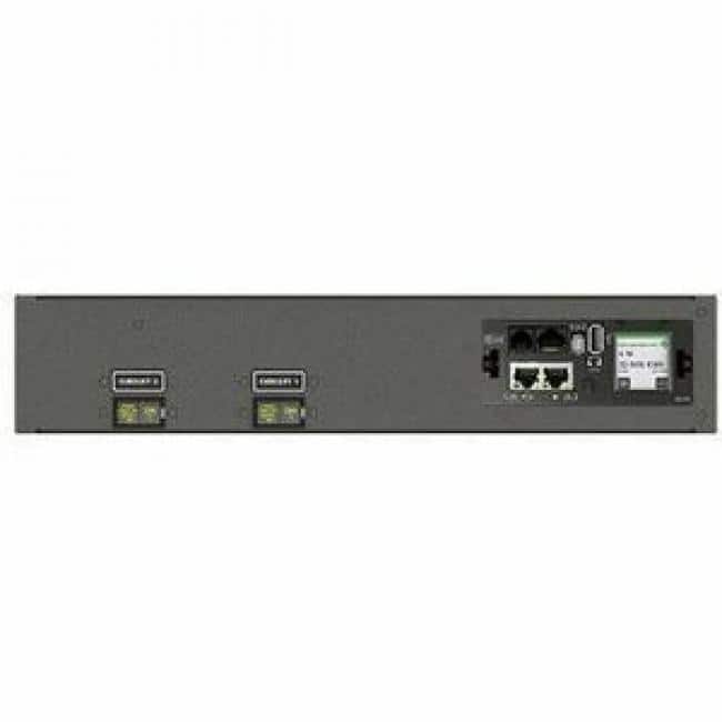 Vertiv - Geist Monitored RPDU with the Next-Generation IMD| 30A| 208V| 2U Rack| (12) IEC C13| (4) IEC C19 Receptacles - Black